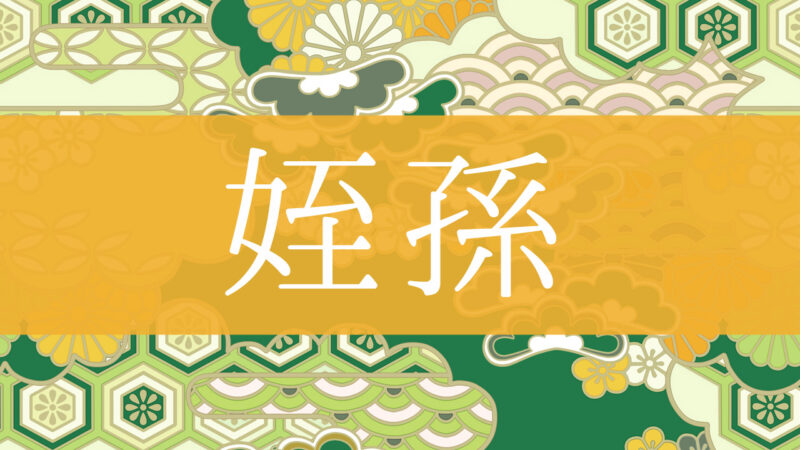 「姪孫」とはどんな意味？行政書士が家系図で解説！